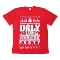 New Funny Adult Xmas Christmas T Shirt Tee Mens Womens 100% Cotton Jolly Ugly, UGLY T-Shirt Party