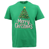 New Funny Adult Xmas Christmas T Shirt Tee Mens Womens 100% Cotton Jolly Ugly, Tree (Green) B