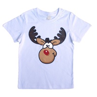 New Funny Adult Xmas Christmas T Shirt Tee Mens Womens 100% Cotton Jolly Ugly, Reindeer (White)