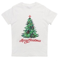 New Funny Adult Xmas Christmas T Shirt Tee Mens Womens 100% Cotton Jolly Ugly, Tree (White)