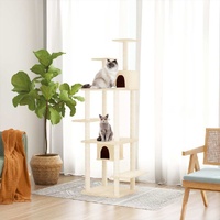 Cat Tree with Sisal Scratching Posts 176 cm