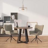 Swivel Dining Chairs 2 pcs Velvet