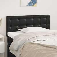 Headboard Black Faux Leather