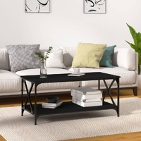 Coffee Table Engineered Wood and Iron