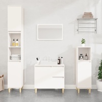 Bathroom Cabinet 65x33x60 cm Engineered Wood