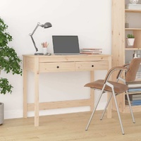 Desk with Drawers 100x50x78 cm Solid Pine Wood