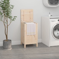 Laundry Box Solid Wood Pine