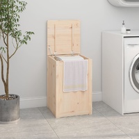 Laundry Box Solid Wood Pine