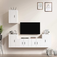 5 Piece TV Cabinet Set Engineered Wood