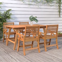 Garden Dining Set Solid Wood Acacia