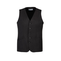 Mens Bamboo Blend Longline Vest Waistcoat w/ Stretch Business Forrnal Dress