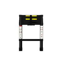 Multipurpose Aluminium Ladder Telescopic 2M Black 2 Meter - Model-304C0C