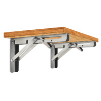 2Pcs 8" Folding Table Bracket Stainless - Model-556D40