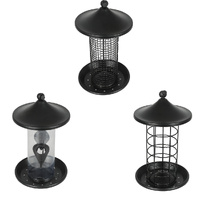 3x Bird Feeder Hanging Wild Seed - Model-E3B2CC