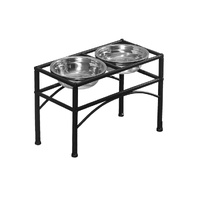 Dual Elevated Raised Pet Dog Feeder Medium - Model-23FDA0