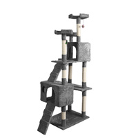 184cm Cat Trees Scratching Post Grey - Model-A19E45