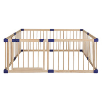 Kids Playpen Wooden Baby Safety Large - Model-286EB8