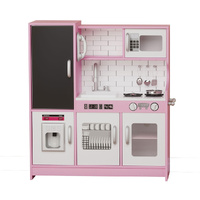 Bopeep Kids Kitchen Set Wooden Pretend Play Cooking Toy