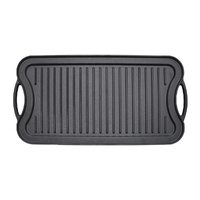 Toque 50.5cm Reversible Cast Iron Griddle Pan Non-Stick