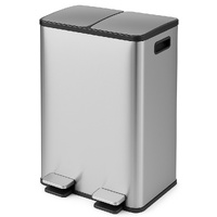 Toque 60L Pedal Bin Kitchen Waste Can Recycling Dustbin