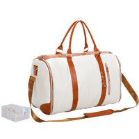 Slimbridge Garment Bags Hanging Suit Duffel Bag Beige