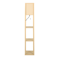 Floor Lamp LED Storage Shelf Khaki - Model-1043E0