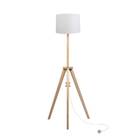 Tripod Floor Lamp Wooden Modern Natural - Model-6C8B31