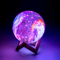 Lil' Dreamers Touch Lamp Galaxy Moon
