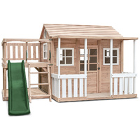 Lifespan Kids Finley Cubby House with 1.8m Slide (Green)