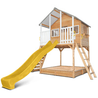 Lifespan Kids Winchester Cubby House (Elevated 1.2m) with 2.2m Slide (Yellow)