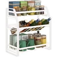 CARLA HOME 3-Tier Detachable Spice Rack Storage Organiser for Kitchen Countertop