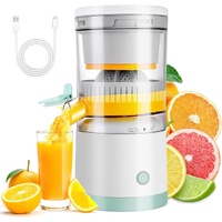CARLA HOME Hands-Free Citrus Juicer with USB Rechargeable Electric Fruit Squeezer