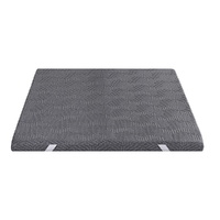 Giselle 8cm Memory Foam Mattress Topper Gel Dual Layer Foam Bamboo Queen