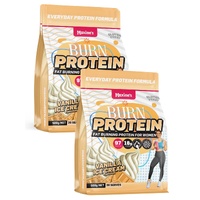 Maxines Burn Protein Vanilla Ice Cream 500g x2