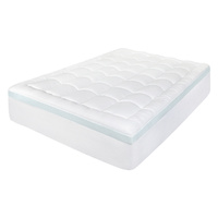 Dreamz Gel Memory Foam Mattress Topper 8cm Queen Size