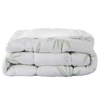 Bamboo Pillowtop Mattress Topper Queen - Model-4FDE1E