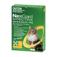 NexGard Spectra Spot-on Cats 2.5-7.5kg 6pk