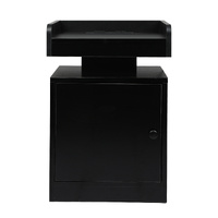 Bedside Table USB Charger Outlet RGB Black - Model-66A9A8