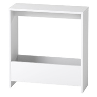Levede Side Table with Magazine Rack Small End Table