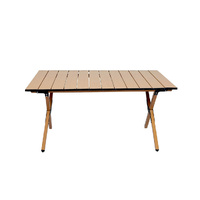 Folding Camping Table Chair Set Oak - Model-C9024C