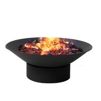 2IN1 Fire Pit Bowl Fireplace Black - Model-BD1158