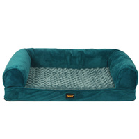 Pet Bed Sofa Dog Bedding Soft Warm L Blue Large - Model-E7C2B0