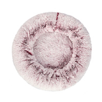Pet Bed Cat Dog Donut Nest Calming M Pink Medium - Model-FBB0CF