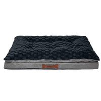 Dog Calming Bed Warm Soft Plush Comfy XL Grey X-Large - Model-70E2CC