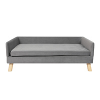 Pet Sofa Bed Dog Warm Soft Lounge Grey - Model-7D6D28