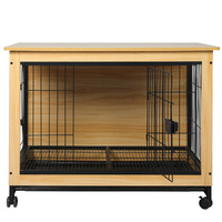 Wooden Wire Dog Kennel Side End M Medium - Model-FA5AD2