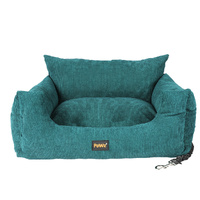Pet Car Booster Seat Dog Protector L Green Large - Model-B4887A