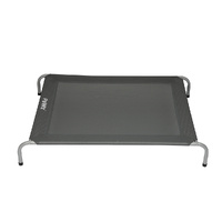 Elevated Trampoline Pet Bed Dog L Grey Large - Model-B0CC54