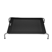 Elevated Trampoline Pet Bed Dog XL Black X-Large - Model-D84C88