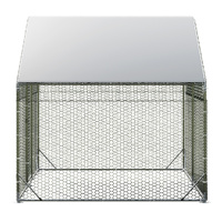 Pawz 200x300x194cm Large Metal Walk-in Chicken Coop Cage